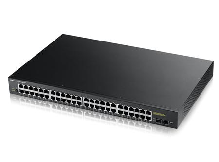 Zyxel GS1900-48HP v2, 48-port GbE L2 Smart