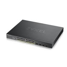 Zyxel XGS1930-28HP, 28 Port Smart Managed PoE Switch, 24x Gigabit PoE and 4x 10G SFP+, hybird mode, standalone or Nebul
