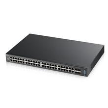 Zyxel XGS2210-52, 52-port Managed Layer2+ Gigabit Ethernet switch, 48x Gigabit metal + 4x 10GbE SFP+ ports, L2 multicas